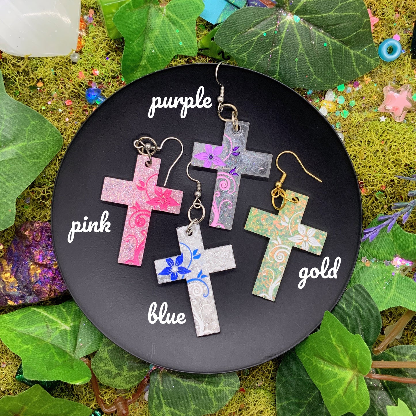 floral cross