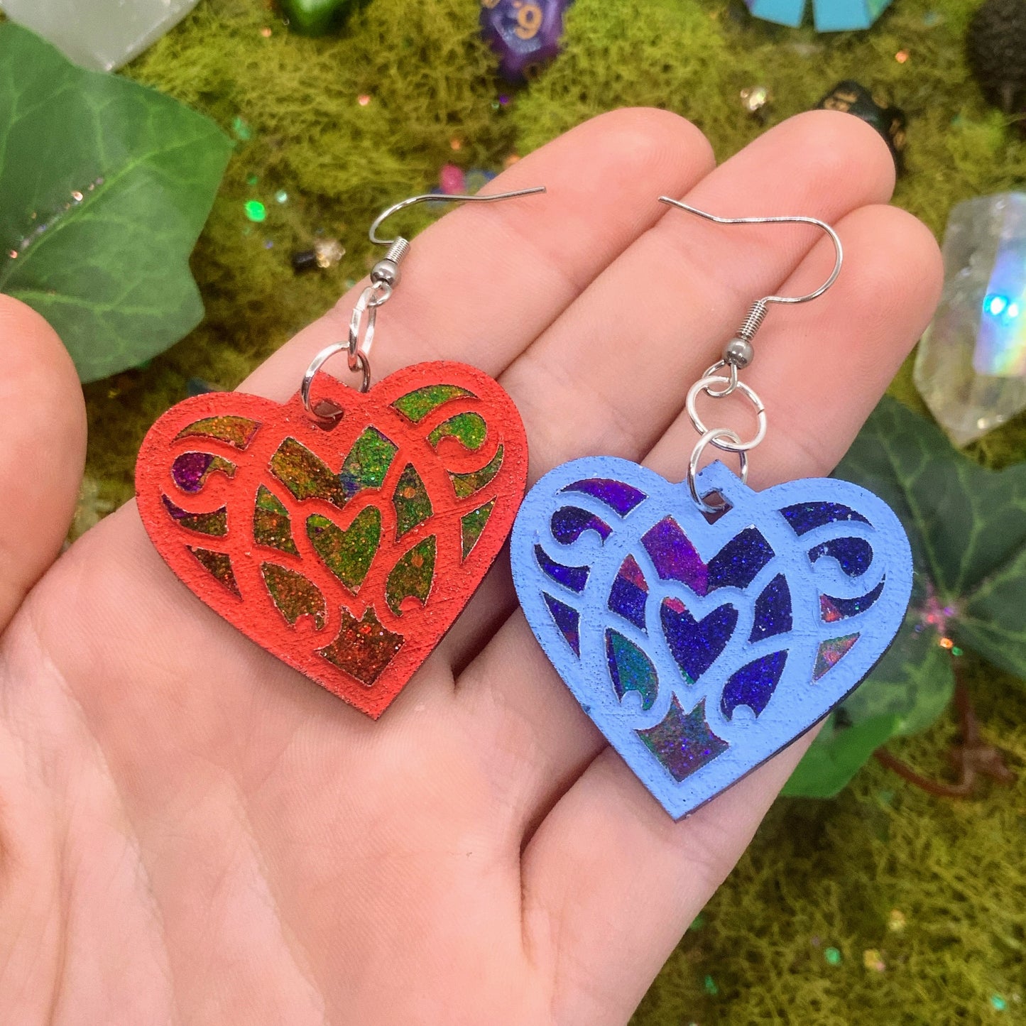 stained glass heart