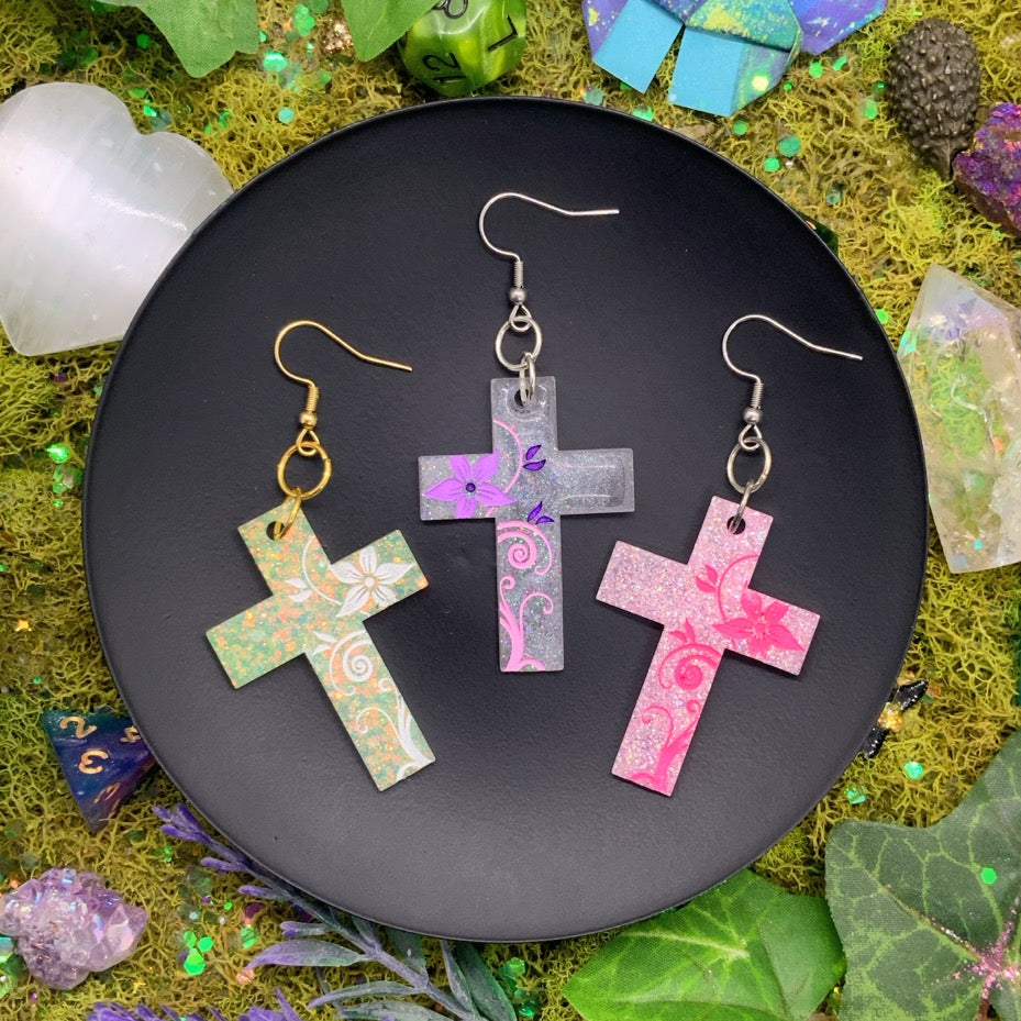 floral cross