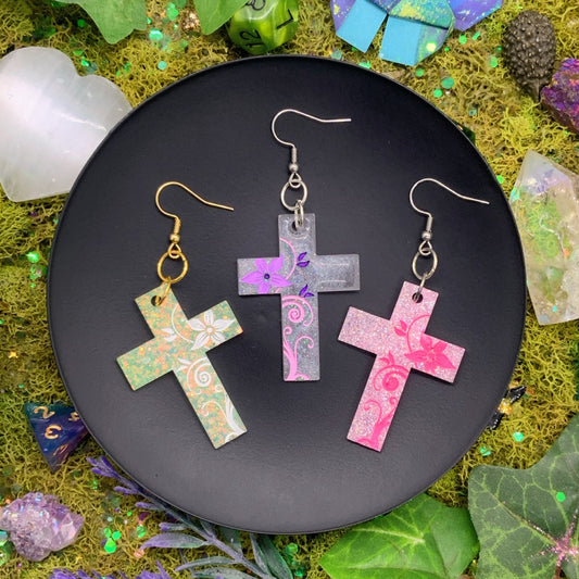 floral cross