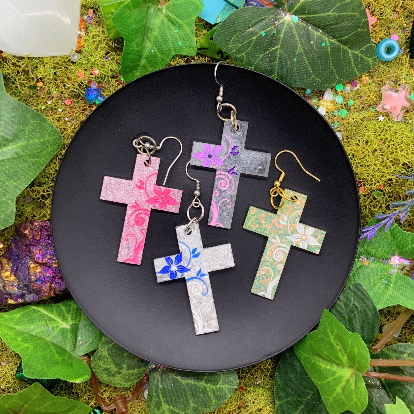 floral cross
