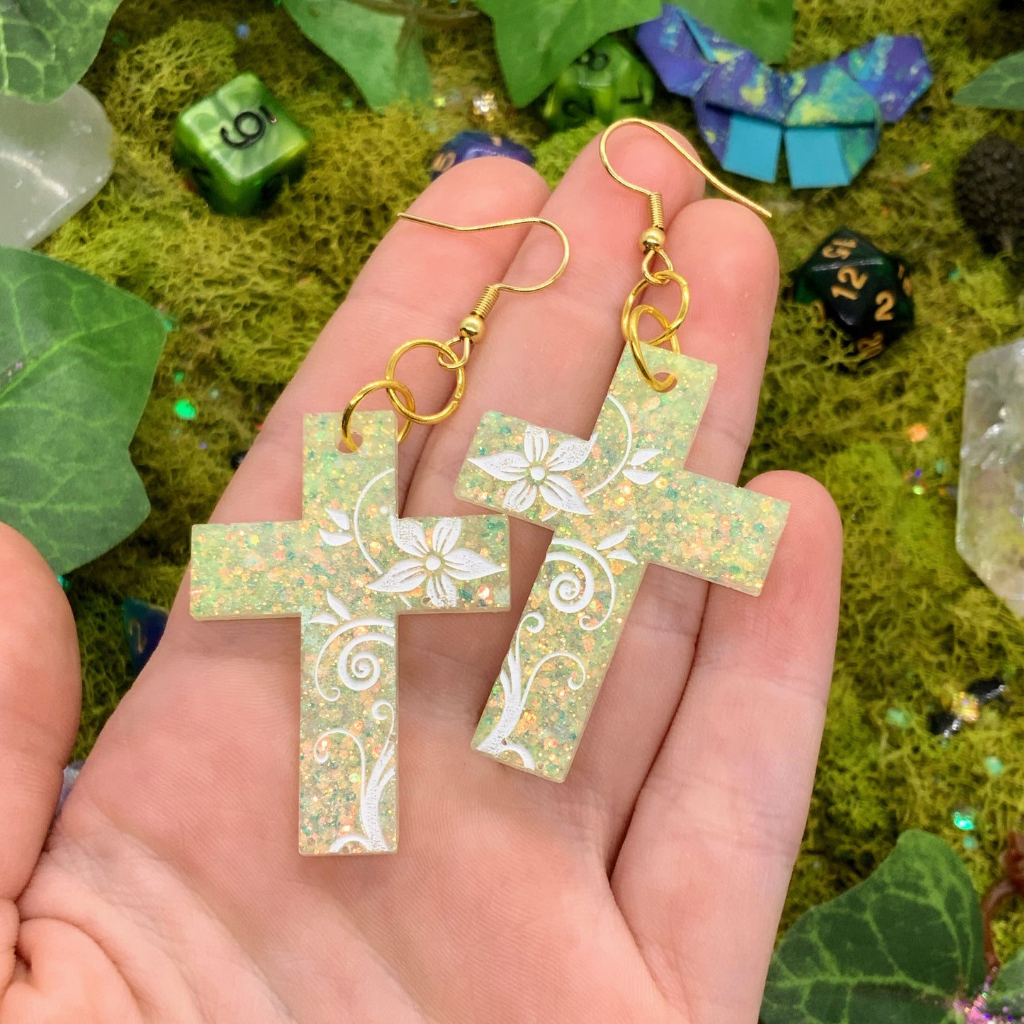 floral cross