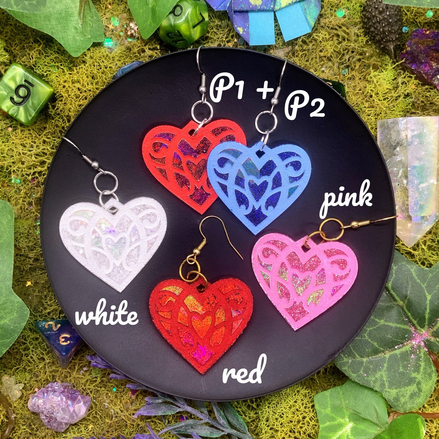 stained glass heart