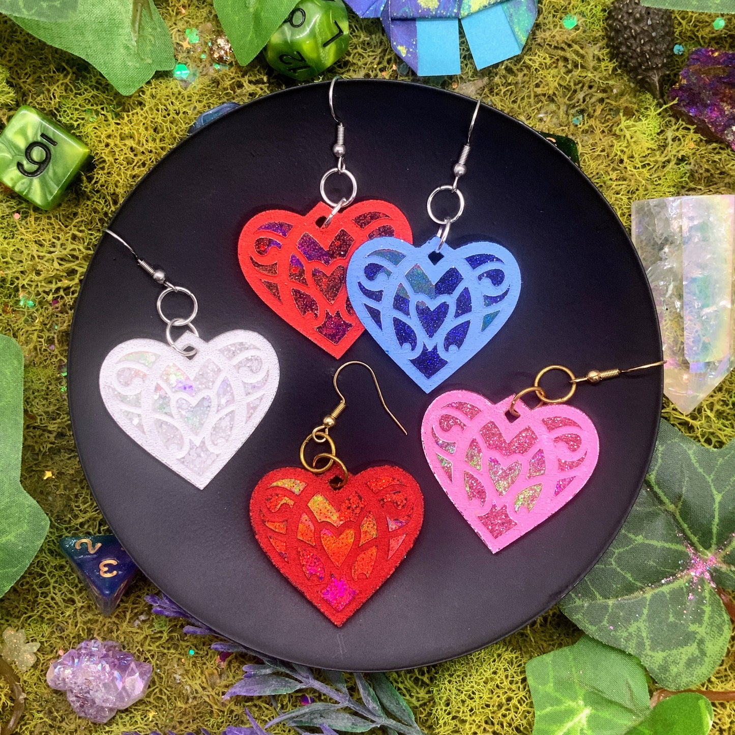 stained glass heart