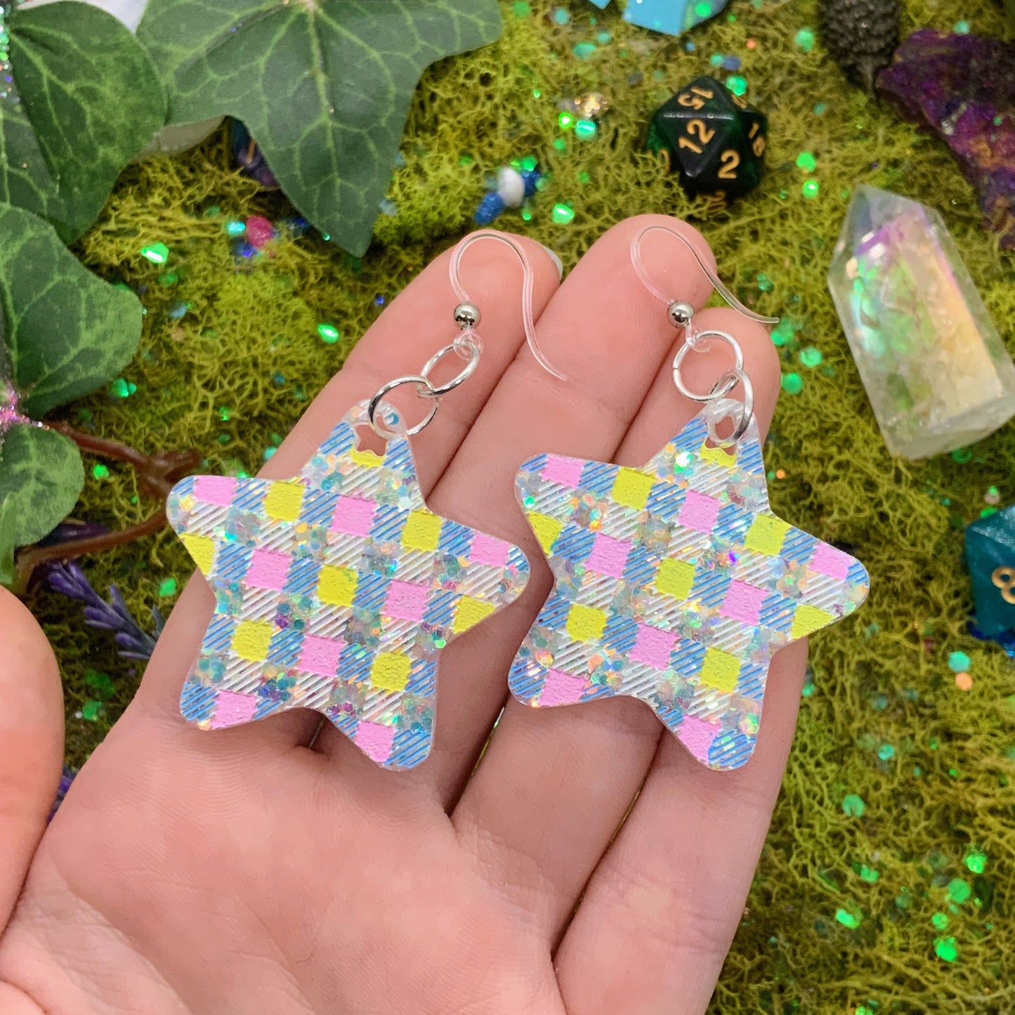gingham stars